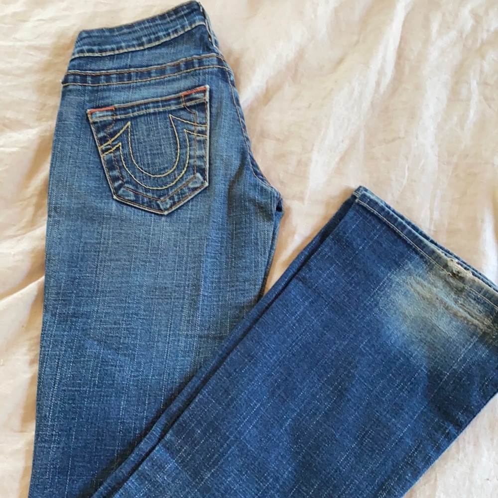 True Religion Hip Hugger Bell bottoms